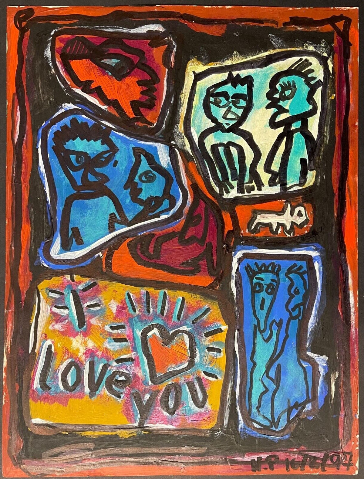 i_love_you_par_norbert_palmade_1928-_2019_acrylique_art_brut_1990