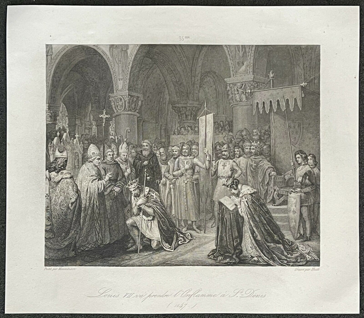 roi_louis_vii_oriflamme_abbaye_saint_denis_france_1147_c_1840