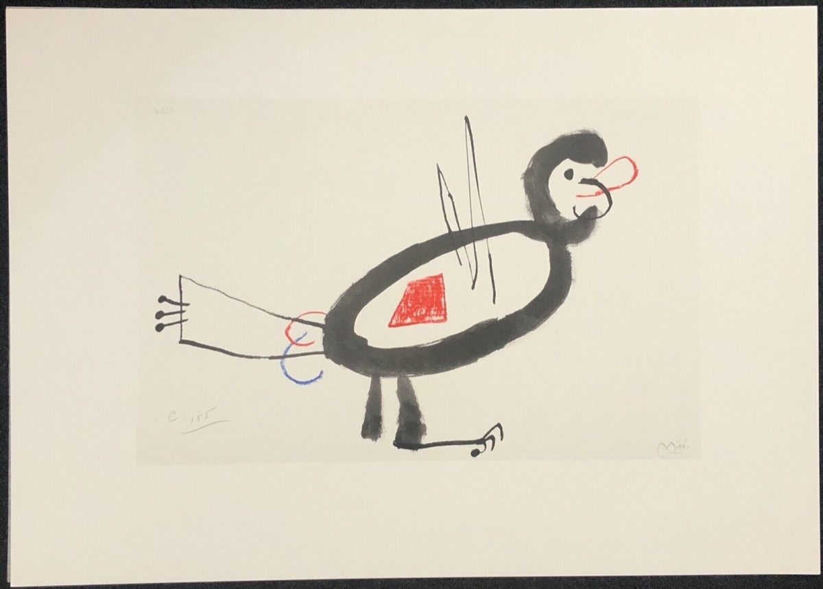 joan_miro_enfance_d_ubu_oiseau_infanzia_di_ubu_1972_chromolithographie_1987