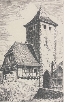 dambach_alsace_bas-rhin_dessin_a_lencre_vers_1938_france