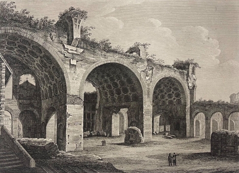 rome_basilique_de_constantin_maxence_1828_par_achille_parboni_1783-1841_italie