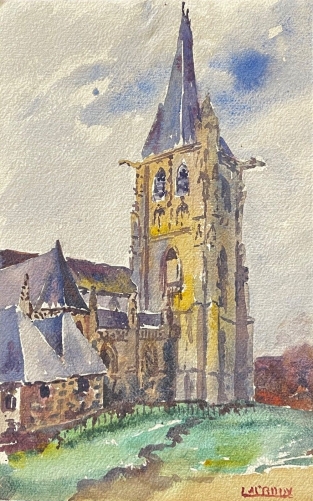 envermeu_eglise_notre-dame_en_seine-maritime_aquarelle_vers_1913