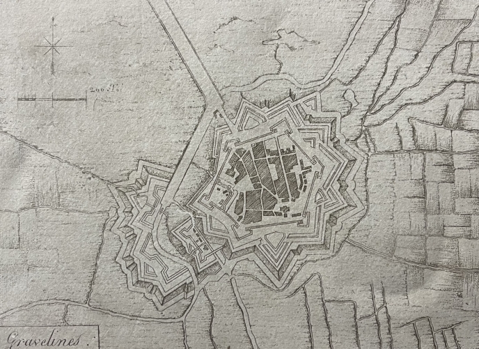 gravelines_plan_historique_de_la_citadelle_vers_1792_france_nord