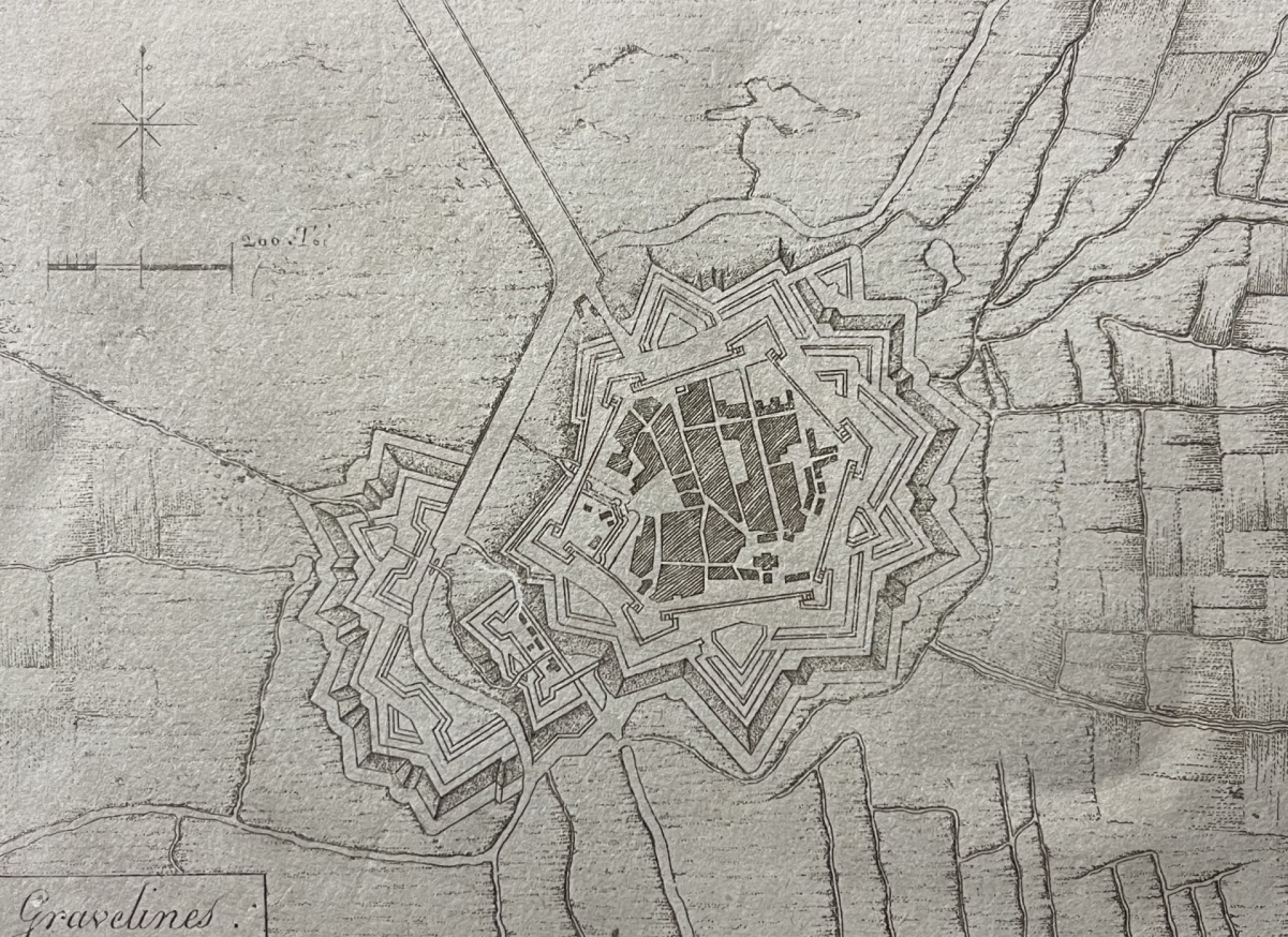 gravelines_plan_historique_de_la_citadelle_vers_1792_france_nord