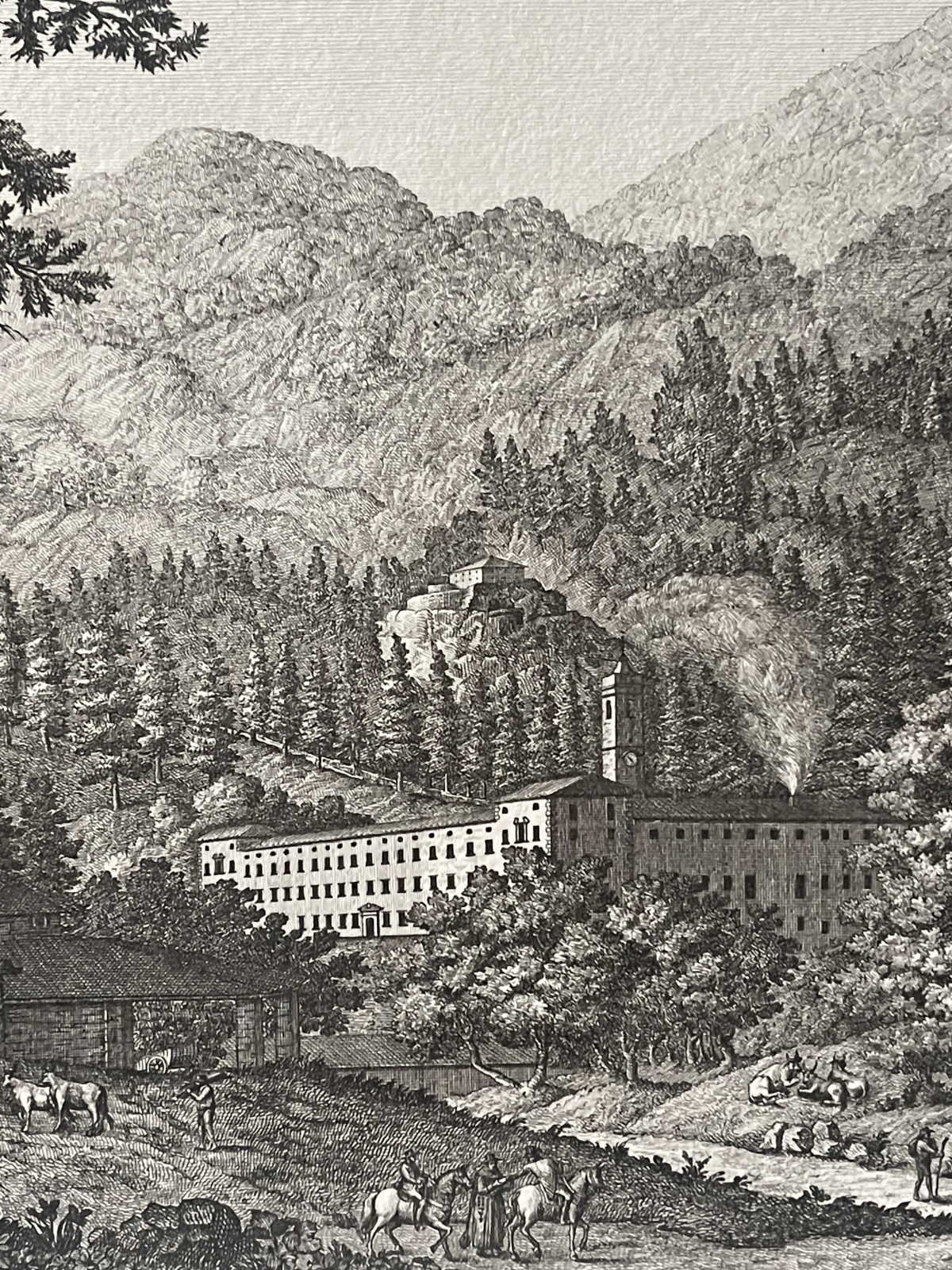 veduta_dell_abbadia_di_vallombrosa_1845_dapres_orlandini_italie