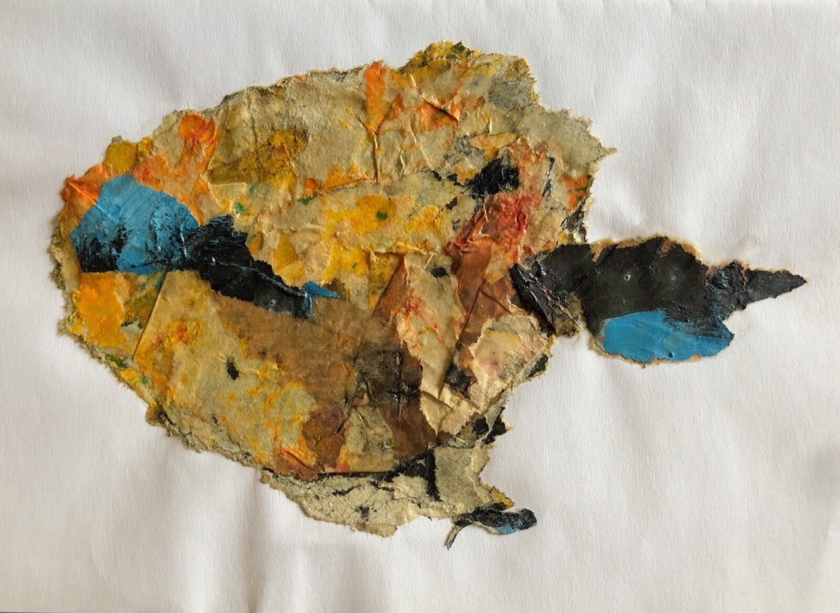 art_contemporain_oiseaux_technique_mixte_sur_papier_certificat_signe_illisible