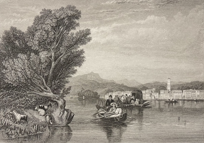 sesto_calende_lombardie_italie_gravure_de_stanfield_vers_1838