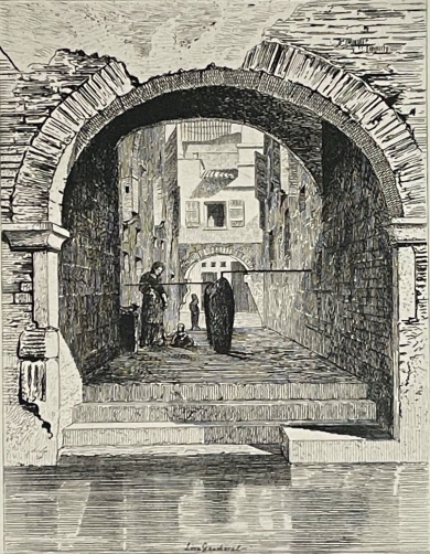 venise_ruelle_sur_un_canal_par_leon_gaucherel_1816-1886_pointe_seche_de_1876