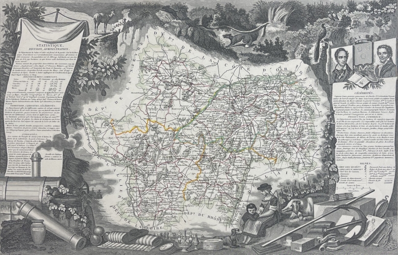 saone-et-loire_departement_carte_de_1850_france