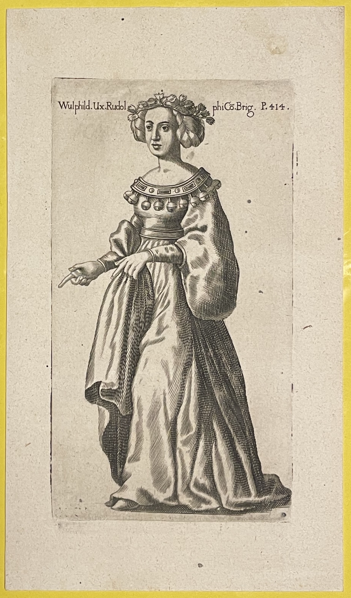 wulfhild_of_bavaria_countess_of_bregenz_antique_engraving_1612_germany
