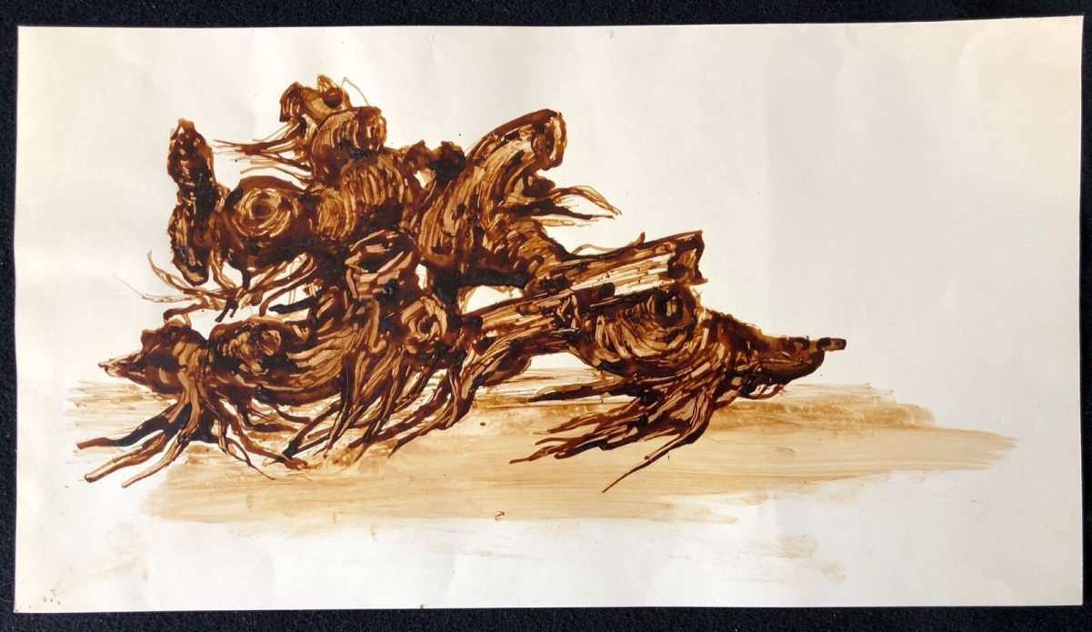 la_souche_darbre_encre_epaisse_sur_papier_vers_1970_anonyme__