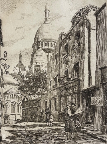 montmartre_paris_rue_du_chevalier_de_la_barre_sacre_coeur_vers_1955_france