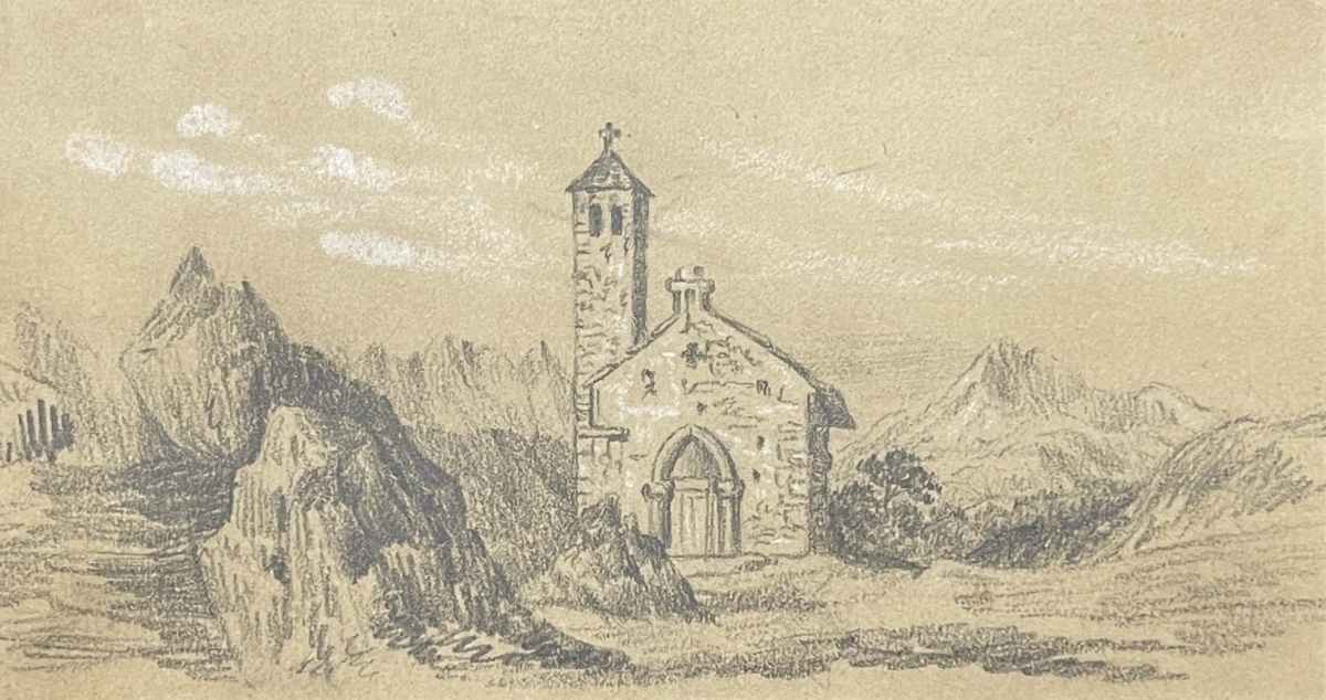 suisse_la_chapelle_de_tous-les-saints_sion_dessin_original_vers_1875