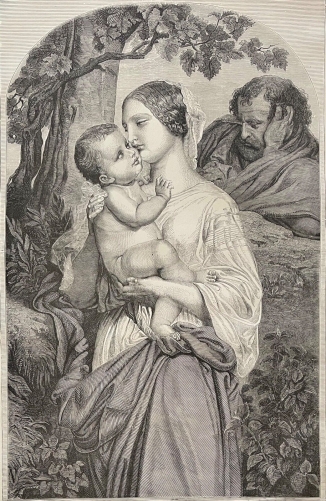 vierge_a_la_vigne_dapres_paul_delaroche_xylographie_originale_1883_france