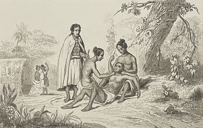 tatouage_nouvelle-zelande_gravure_1836_xix_new_zealand_oceanie_tatoueur