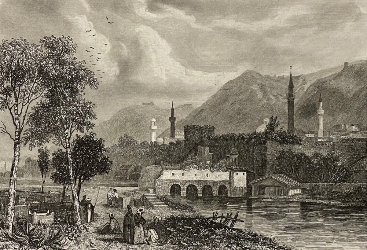 antioche_antakya_turquie_fleuve_oronte_gravure_vers_1838_par_ransonnette