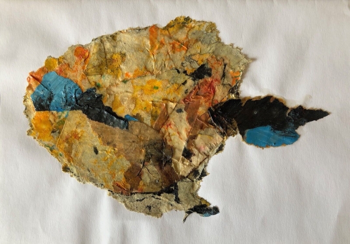 art_contemporain_oiseaux_technique_mixte_sur_papier_certificat_signe_illisible