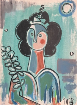 la_sagesse_gouache_art_naif_brut_outsider_signee