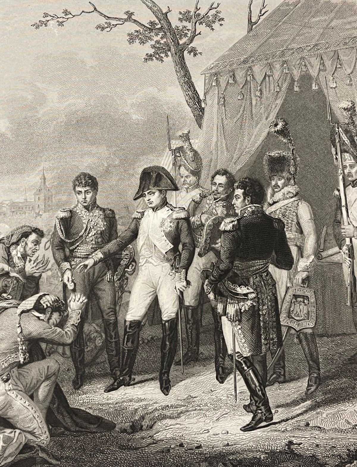 espagne_capitulation_de_madrid_1808_napoleon_bonaparte_gravure_carle_vernet_1840