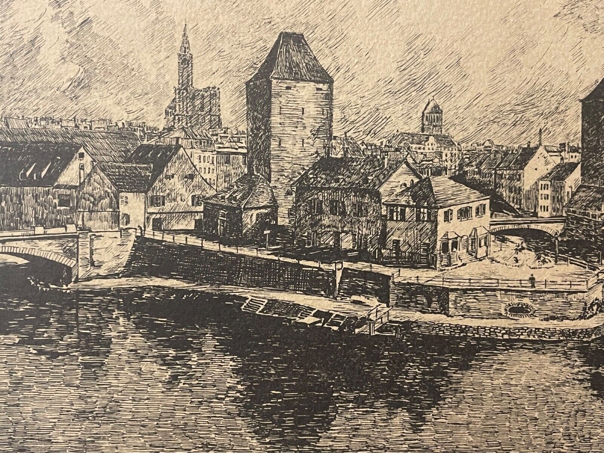 strasbourg_1916_ponts_couverts_alsace_par_franz_mailander_allemagne_france