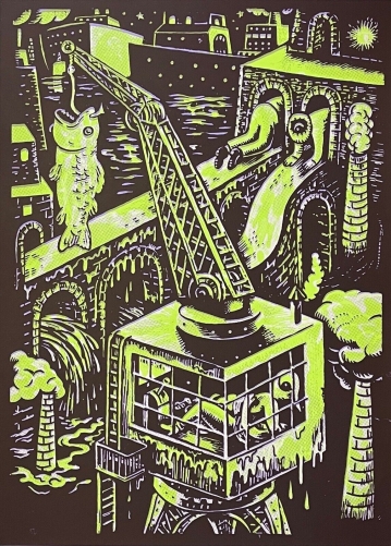 art_brut_marcus_nyblom_dead_port_serigraphie_2013_signee