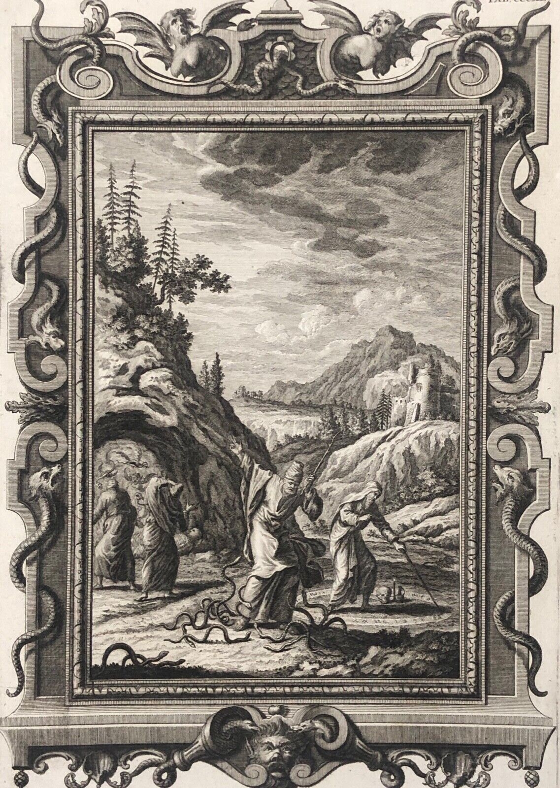 phillip_medhurst_bible_la_divination_1730_thora_deuteronome_cap_18_serpent