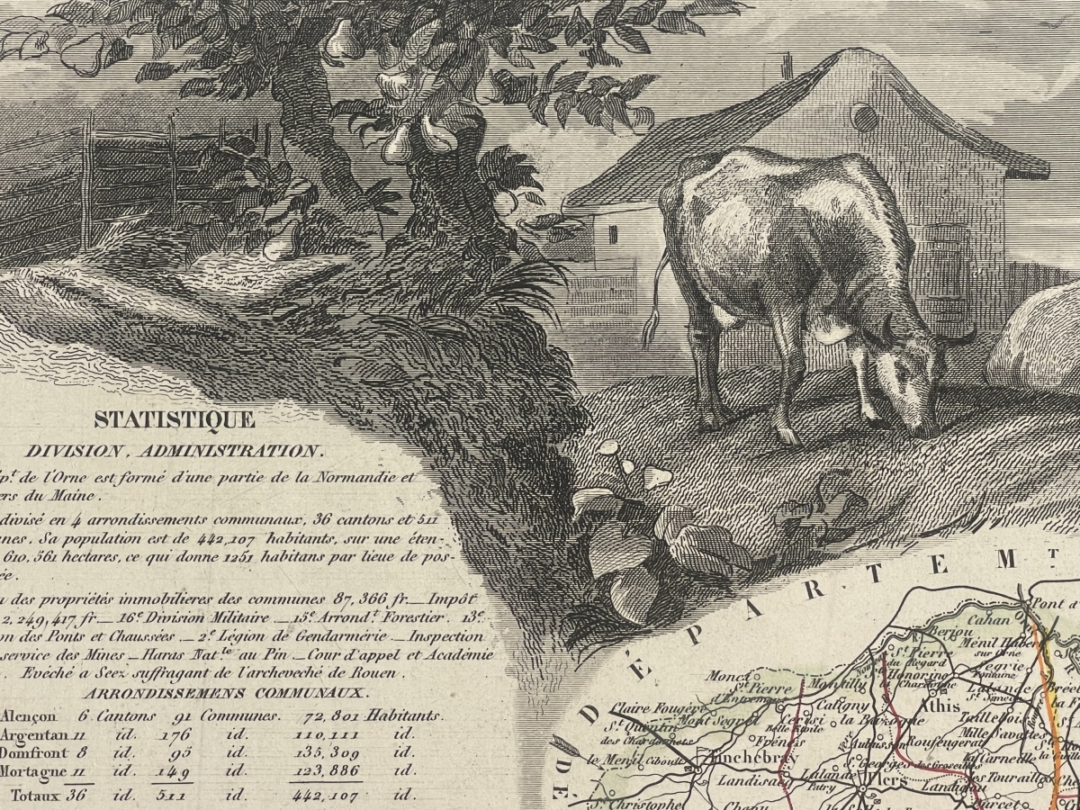 orne_departement_carte_originale_de_1850_france_normandie