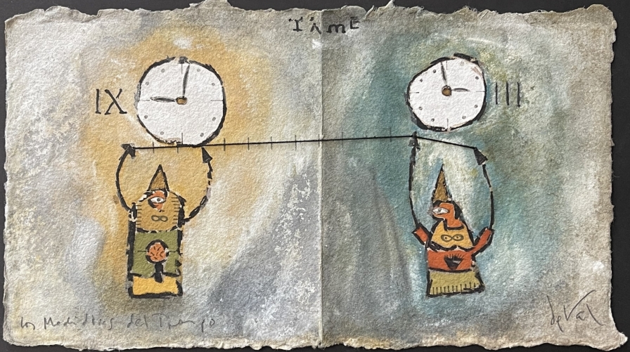 les_mesures_du_temps_technique_mixte__1995_montre_horloge_signe_de_val