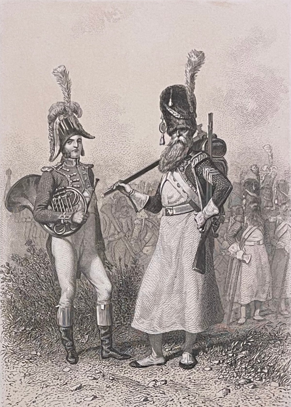 musicien_sapeur_grenadier_de_la_garde_imperiale_1er_empire_napoleon_gravure_1840