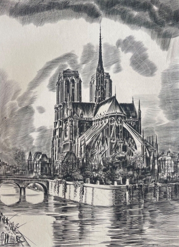 cathedrale_notre-dame_de_paris_albert_decaris_1949_architecture_gothique_france