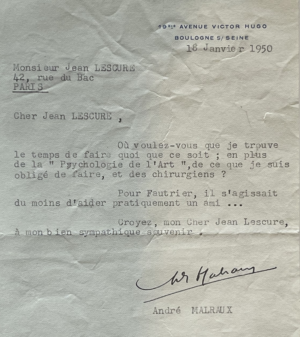 andre_malraux_1901-1976_lettre_autographe_a_jean_lescure_1950_pantheon