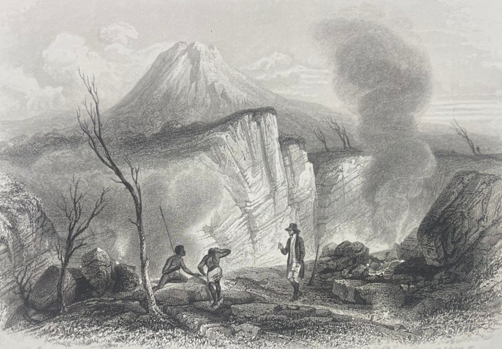 australie_mont_wingen_wanaruah_rouargue_1846_burning_mountain