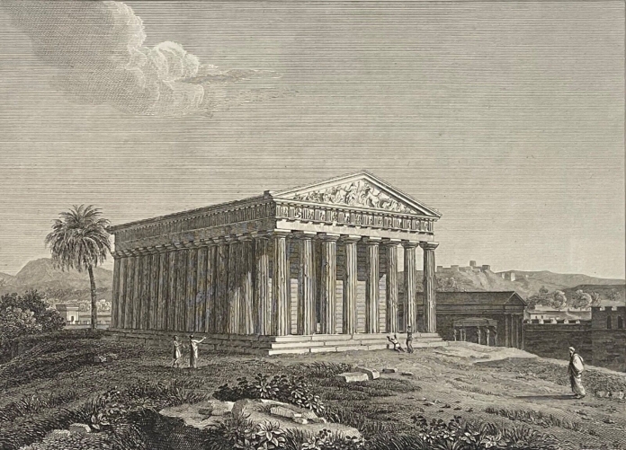 grece_athenes_parthenon_temple_de_minerve_gravure_de_tardieu_1821