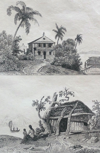 huttes_des_habitants_de_la_terre_d_arnheim_oceanie_malaisie_lithographie_1835