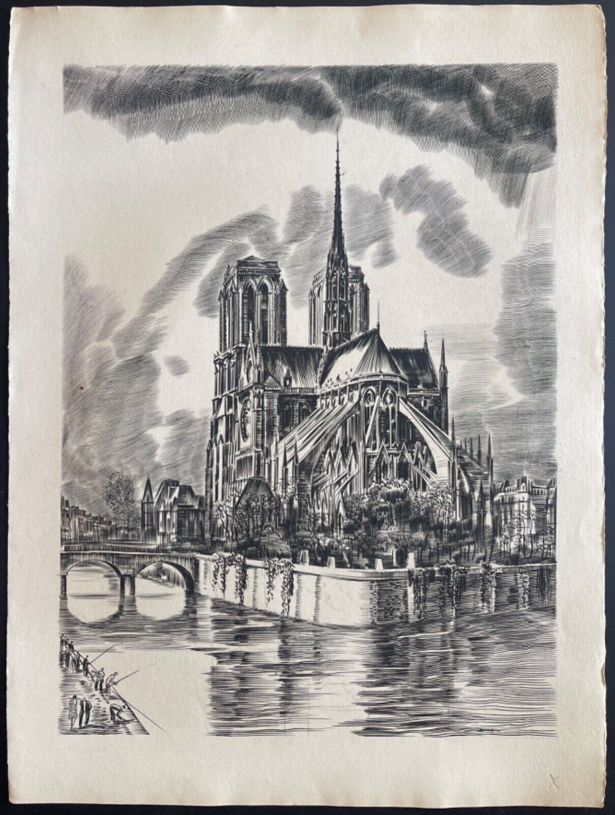 cathedrale_notre-dame_de_paris_albert_decaris_1949_architecture_gothique_france