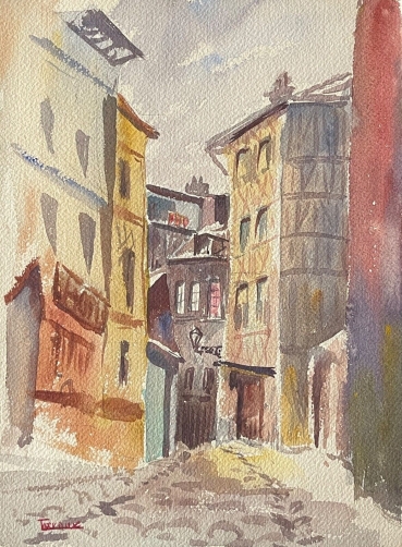 rouen_rue_du_petit_mouton_seine-maritime_normandie_aquarelle_vers_1920