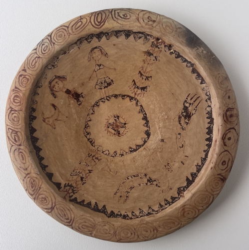 algerie_plat_amazigh_kabylie_symbole_animaux_et_personnages_terre_cuite_xxe