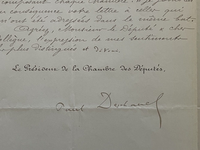 paul_deschanel_1855-1925_president_republique_document_autographe_1899_france