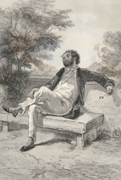 paul_gavarni_1804-1866_la_pipe_fumeur_tabac_lithographie_vers_1840_rouargue