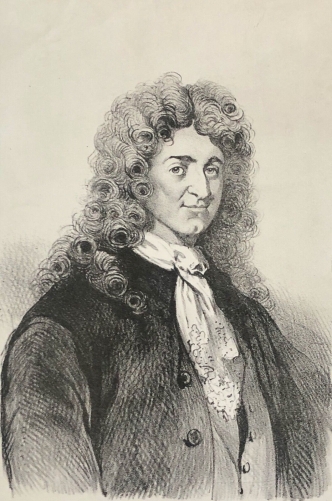 charles_d_hozier_1640-1732_genealogiste_heraldique_blason_litho_de_1850