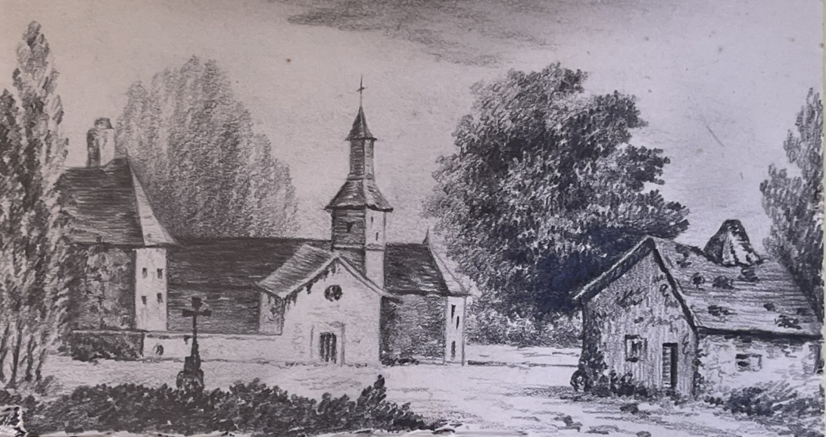 chapelle_de_village_petit_dessin_graphite_vers_1870_alpes_france