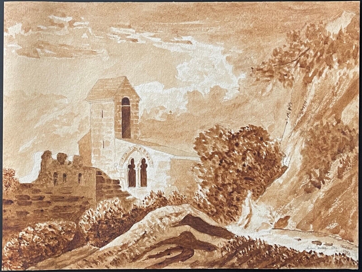ruine_architecture_romane_seine_et_marne_1884_lavis_antony_hottot_1865-1914