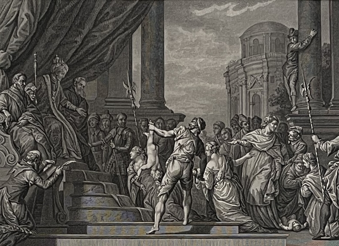 paolo_veronese_le_jugement_de_salomon_graveur_louis_croutelle_tirage_1786