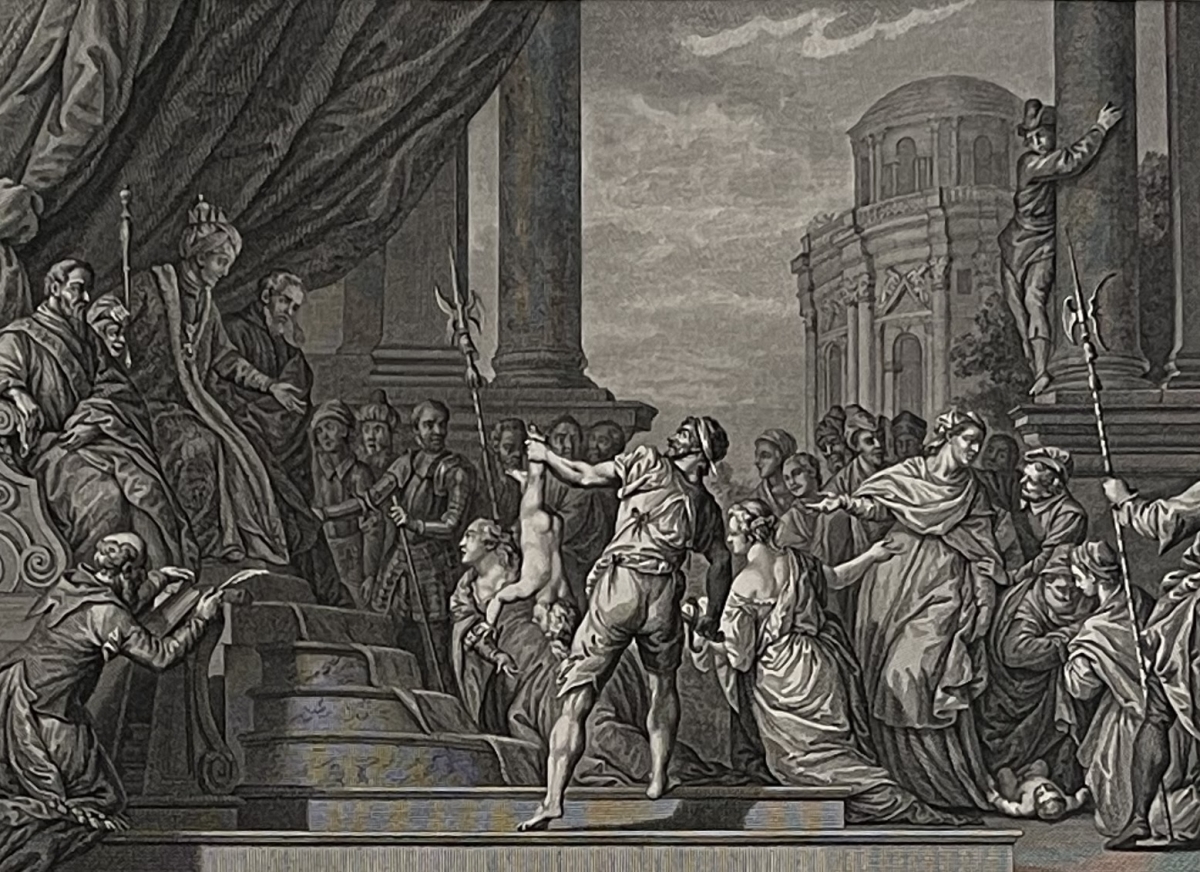 paolo_veronese_le_jugement_de_salomon_graveur_louis_croutelle_tirage_1786