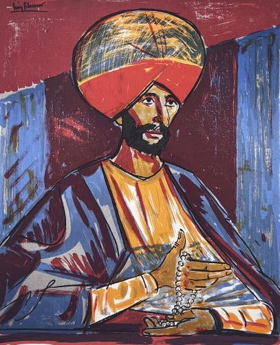 orientaliste_lithographie_signee_luigi_filocamo_1906-1988_arabe_musulman