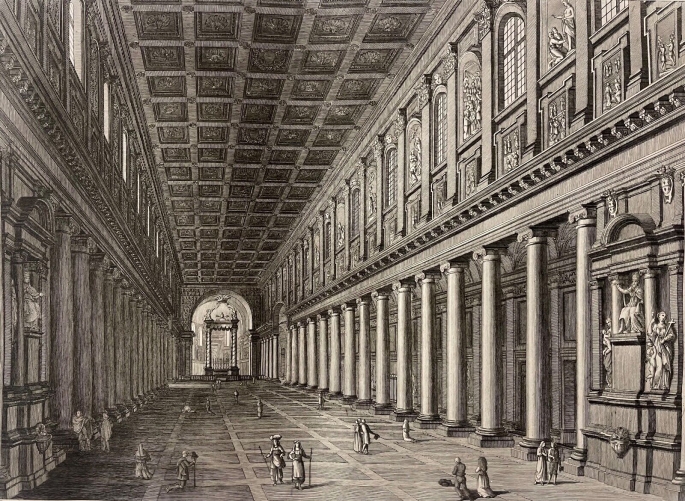 rome_basilique_sainte-marie-majeure_italie_gravure_de_1820