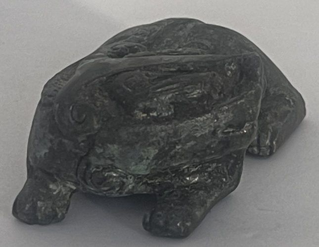 chine_petit_bronze_ancien_dragon_couche