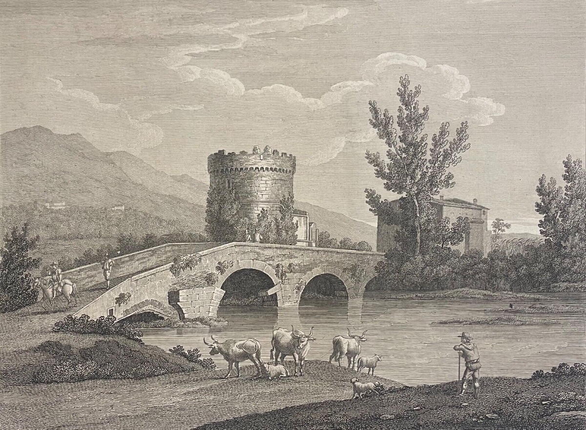 rome_pont_lucano_et_le_mausolee_de_plautii_par_pietro_parboni_italie