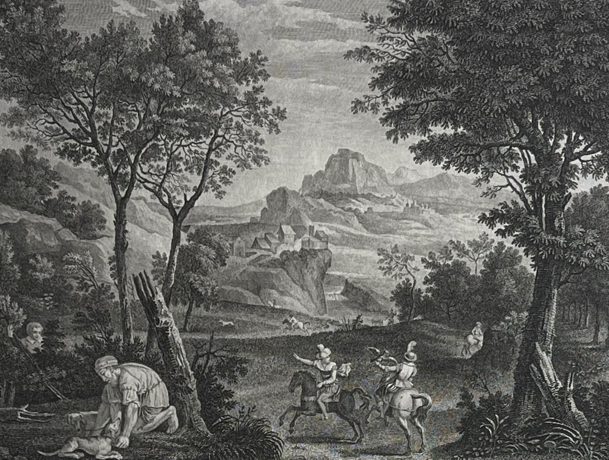 annibale_carracci_1560-1609_les_chasseurs_graveur_j_b_racine_tirage_1786