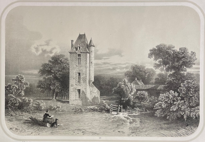 la_baronniere_habitation_de_bonchamps_royaliste_guerre_de_vendee_chouan_1850